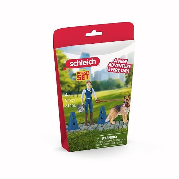 SCHLEICH Policejní vyšetřovatel s psovodem
