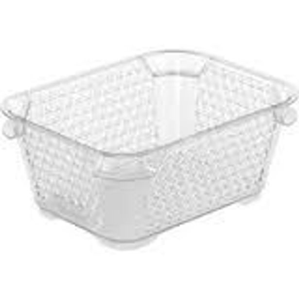 košík A7 MINI transpar., 16x12x7cm, plast