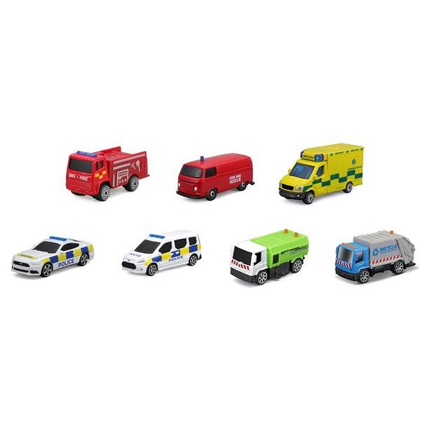 Maisto Maisto - Alarm Busters, záchranná a servisní vozidla se světly a zvuky, assort