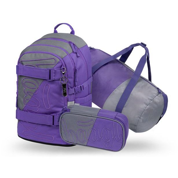 BAAGL SET 3 Skate Dual: batoh, penál, sportovní taška GRS