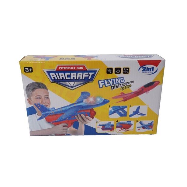 SPORTO Vystřelovací pěnové letadlo se světlem