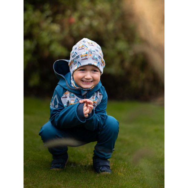 Unuo, Dětský nákrčník z fleecu Basic, Bagry