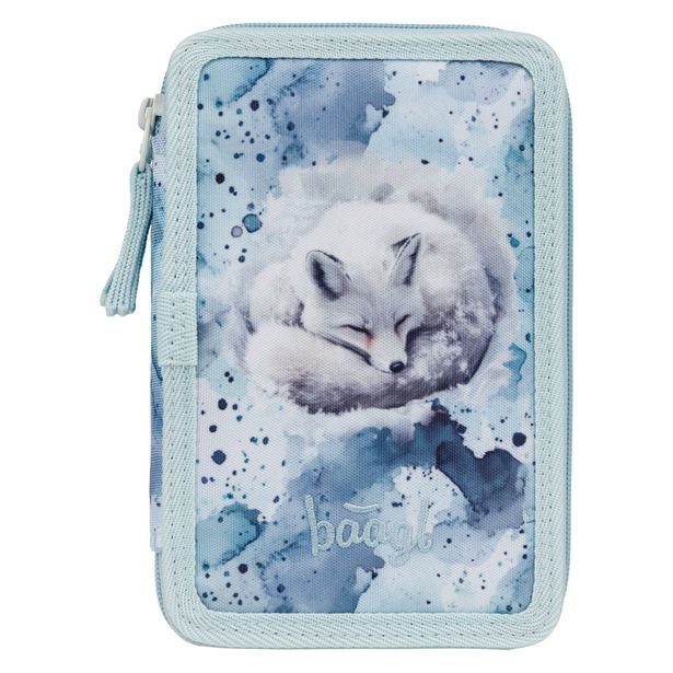 BAAGL Školní penál třípatrový Polar GRS