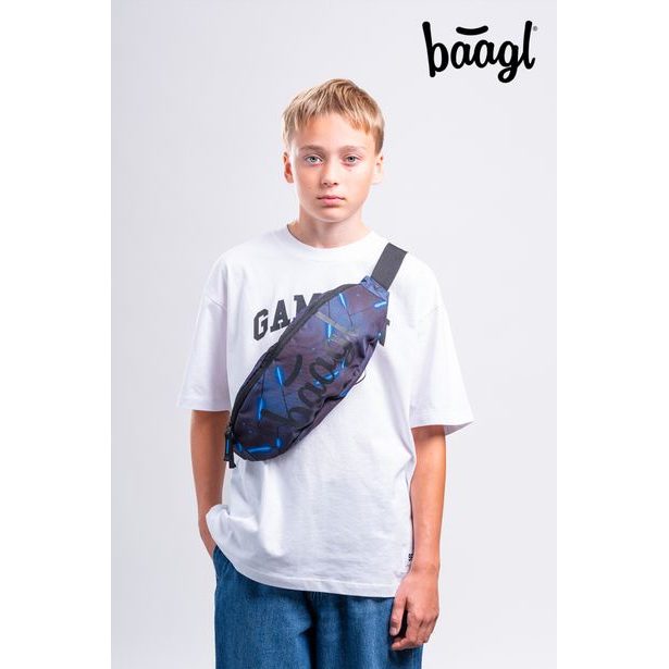 BAAGL SET 5 Cubic Flash: batoh, penál, sáček, ledvinka, obal na notebook GRS