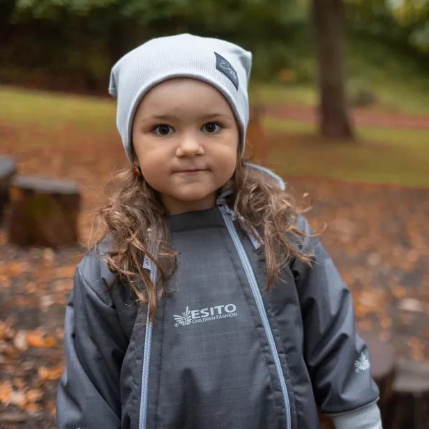 ESITO Rostoucí zimní softshellová kombinéza Lamb Grey