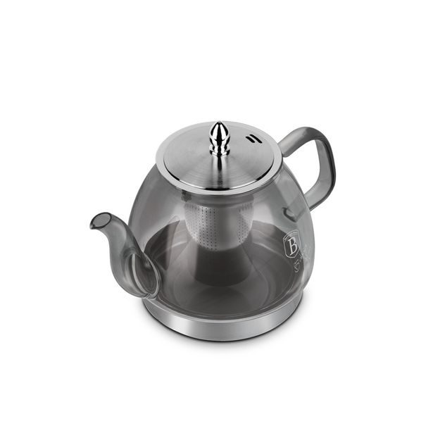 BERLINGERHAUS Konvice čajová termosklo s filtrem 1,2 l šedá pro indukci BH-8944