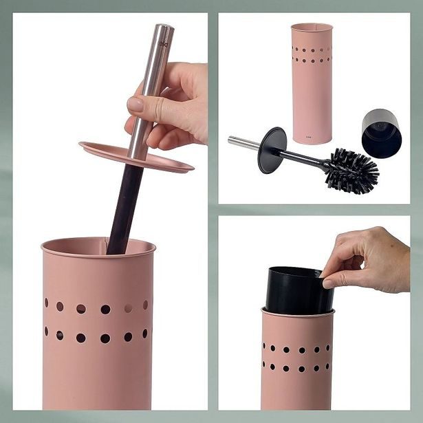 KELA WC sada Leo starorůžová KL-23111