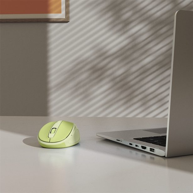 Hama bezdrátová optická myš WM-400, tichá, zelená