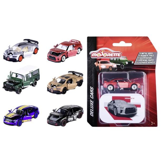 Autíčko Deluxe Cars,7,5 cm, 6 druhů