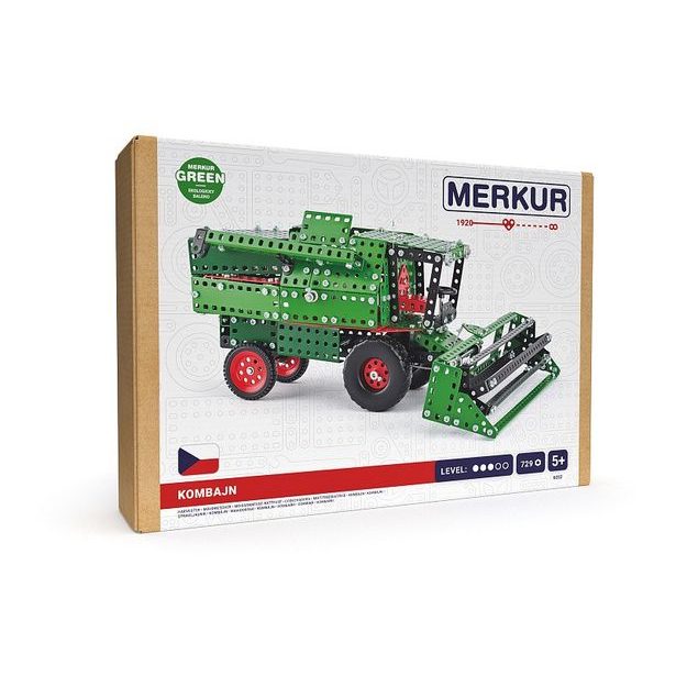 MERKUR - Stavebnice Merkur - Kombajn, 731 dílků