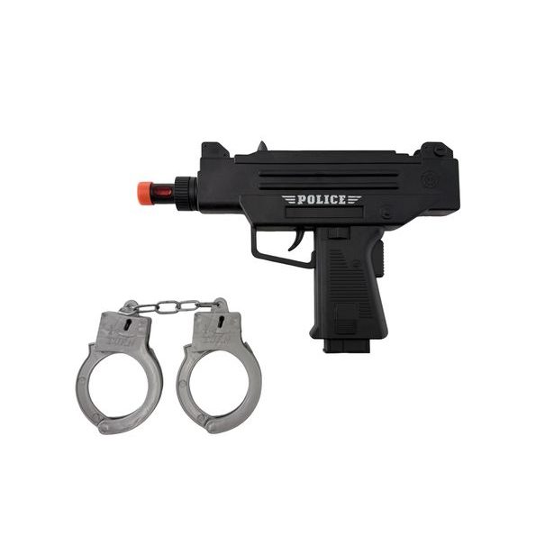 Policejní pistole s pouty