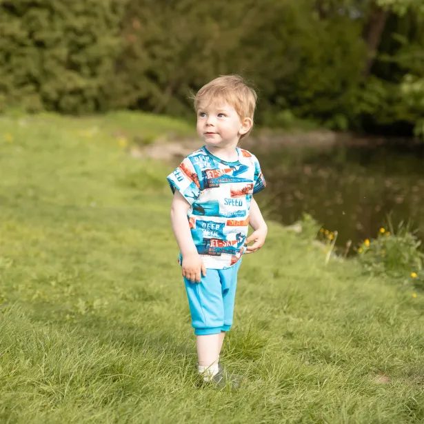 ESITO Tričko s krátkým rukávem Surfing - tyrkysová
