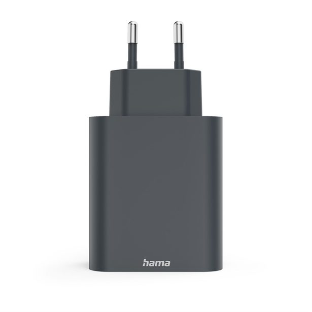 Hama rychlá USB nabíječka USB-C + USB-A, PD/QC, 45 W, Ecosential