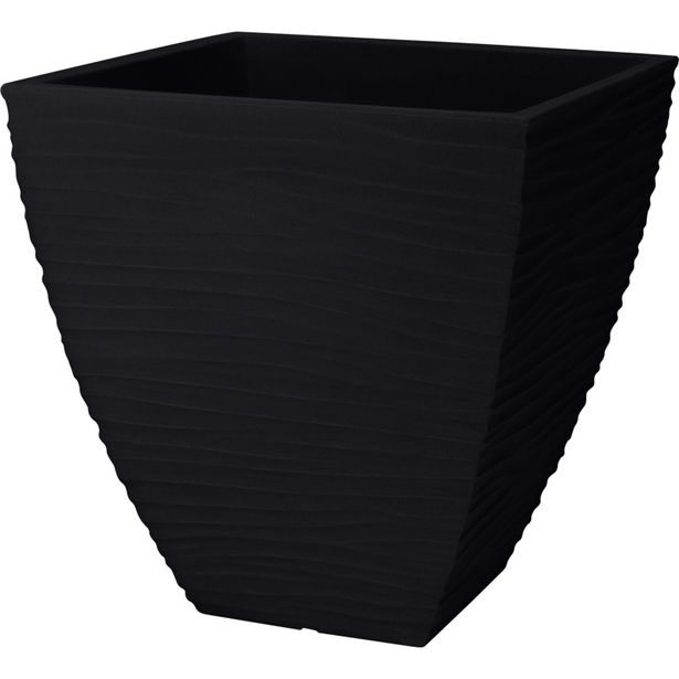 PROGARDEN Květináč venkovní žebrovaný 40 cm antracit KO-Y54201730