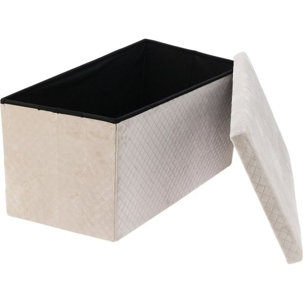 HOMESTYLING Taburet s úložným prostorem VELVET 76x38x38 cm KO-491016000