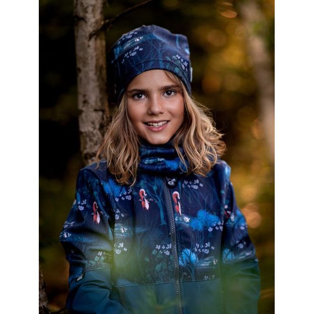 Unuo, Dětská čepice fleecová spadená, Čarovná liška