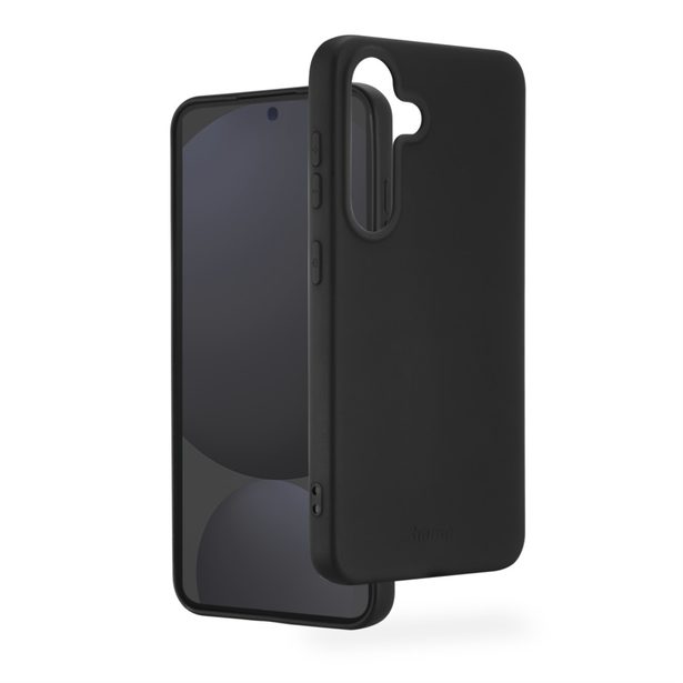 Hama Fantastic Feel, kryt pro Samsung Galaxy S25 FE, hebký povrch, černý