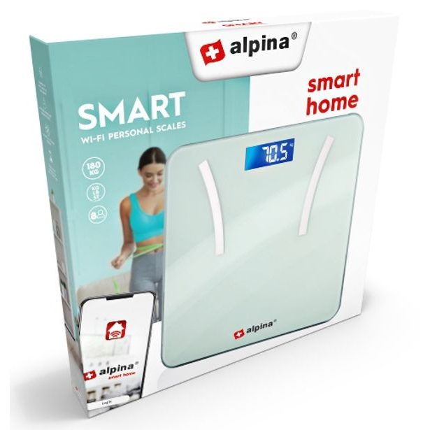 ALPINA Chytrá osobní váha Smart s aplikací ED-226524