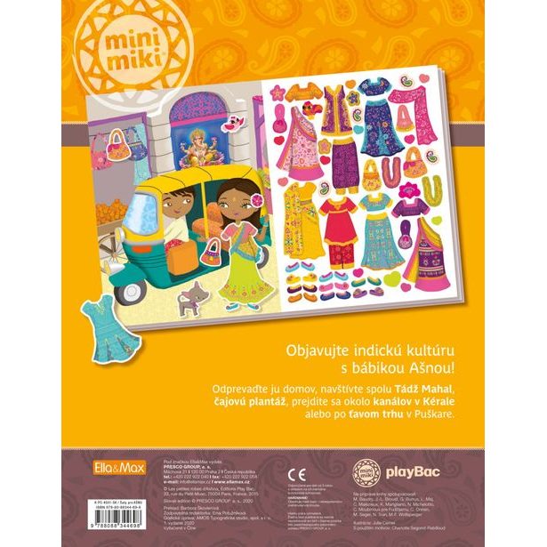 Šaty pre AŠNU ─ Kniha samolepiek Baagl