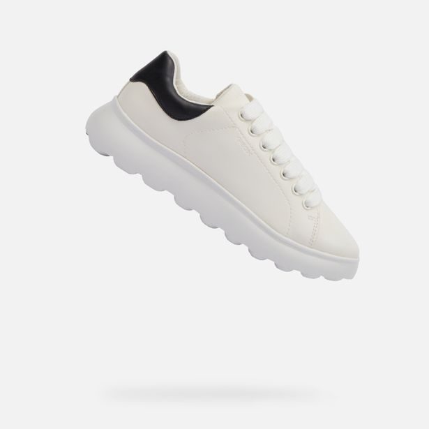 Bílé dívčí tenisky Geox Puffypop