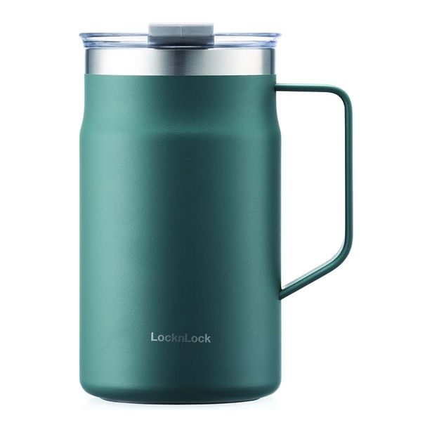 LOCKNLOCK TERMOHRNEK METRO 600ML TMAVĚ ZELENÁ