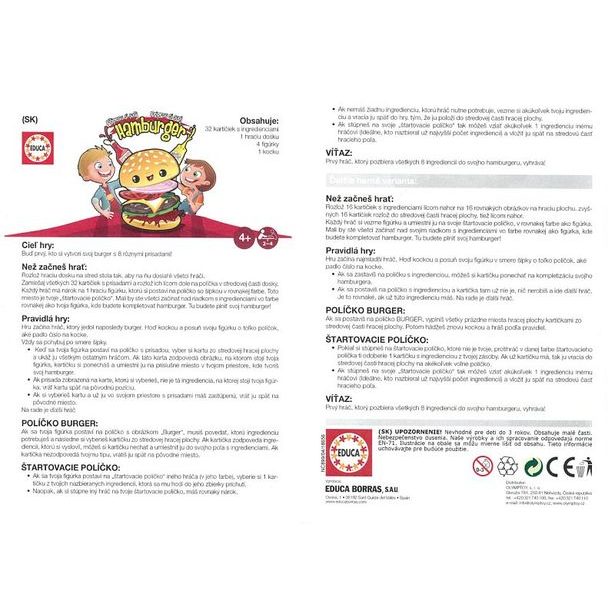 Hra - Připrav si svůj Hamburger