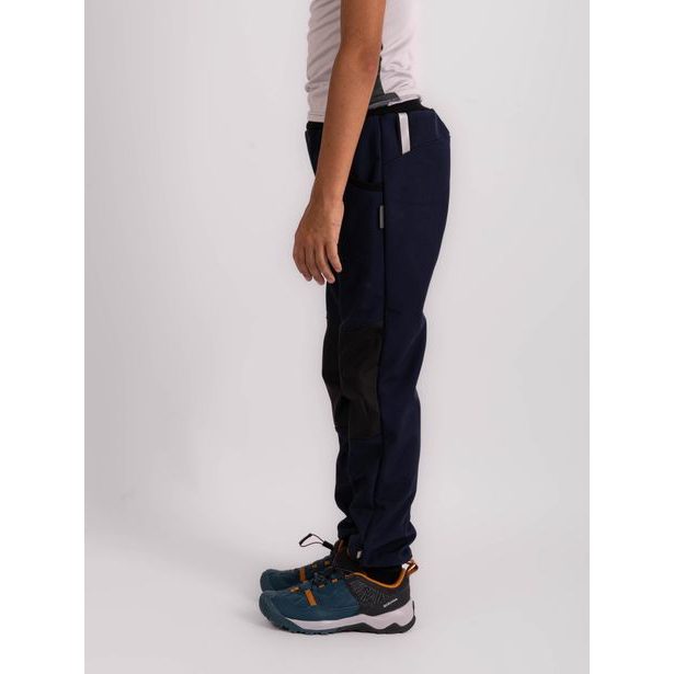 Unuo, Dětské softshellové kalhoty s fleecem Street Strong, Tm. Modročerná