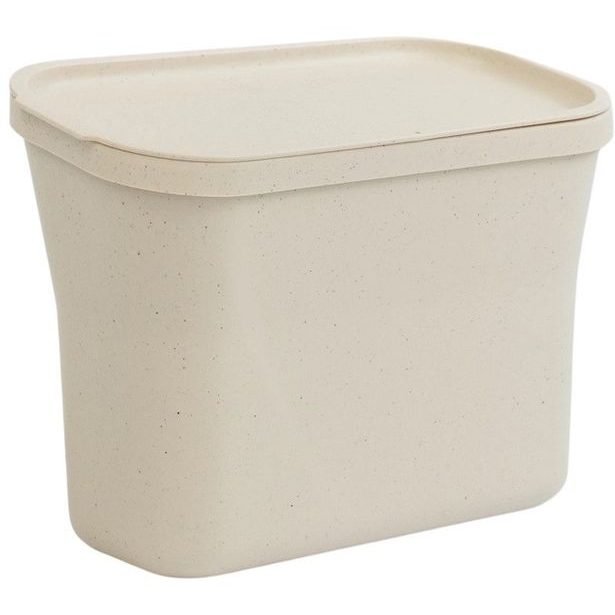 koš odp. 4l závěs.na dvířka+víko (27,6x14,1x20,6cm) sl.kost., plast