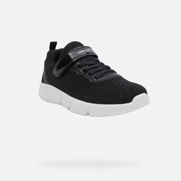 Černé dívčí tenisky Geox Aril