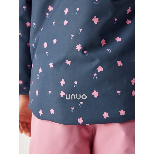 Unuo Dětská zimní bunda Polar, Květiny