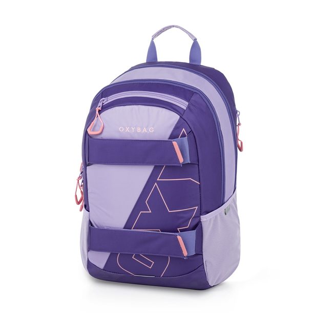 Studentský batoh + etue OXY Sport Half violet