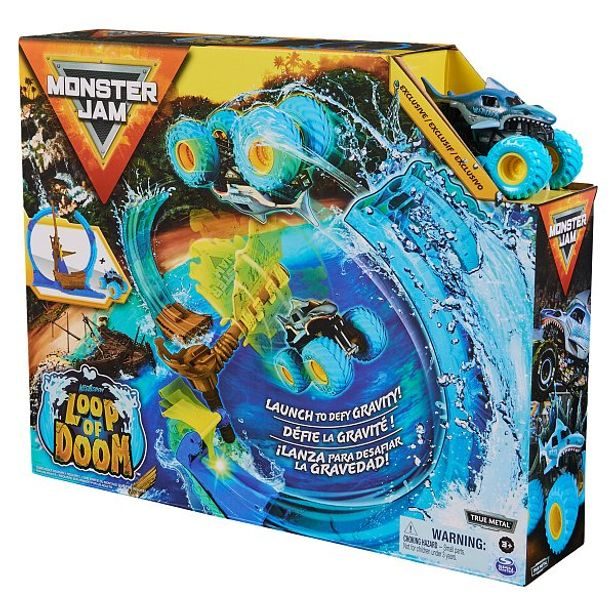 SpinMaster MONSTER JAM - Hrací set MEGALODON ZOOP OF DOOM, 1:64