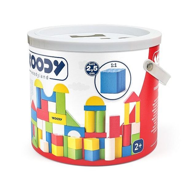 Kostky barevné 50 ks - 2,5 cm