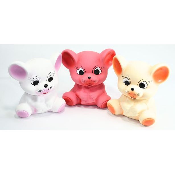 pokladnička MYŠKA, MIX, v.16cm, keramika