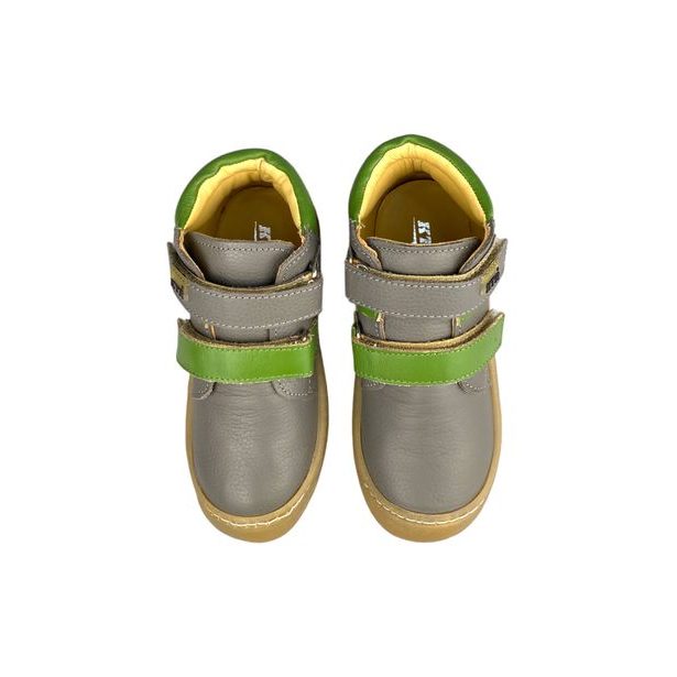 Dětská celoroční obuv KTR - šedá + zelená