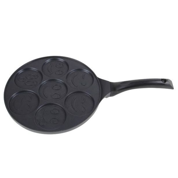 KITCHISIMO PÁNEV NA 7 LÍVAN.SMAJLÍK "KITCHISIMO" NEPŘIL. 26CM_hamashop