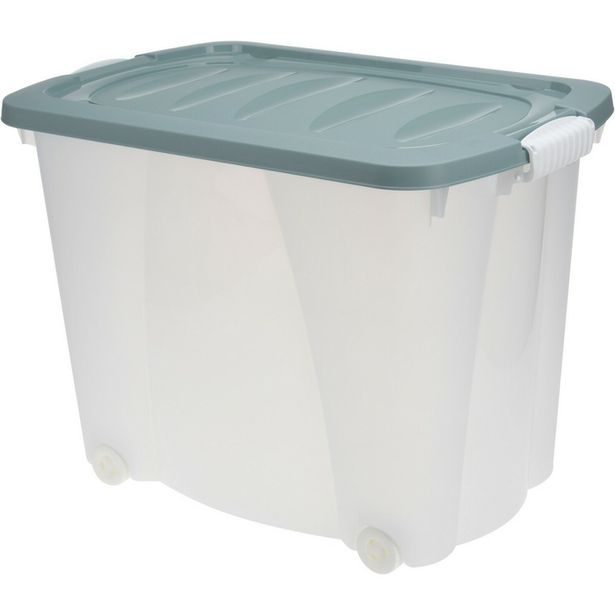 box 76,0l, 60x40x32cm, kolečka, plast