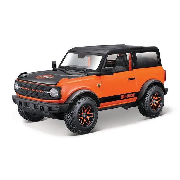 Maisto Maisto - Harley-Davidson Custom, 2021 Ford Bronco, 1:24