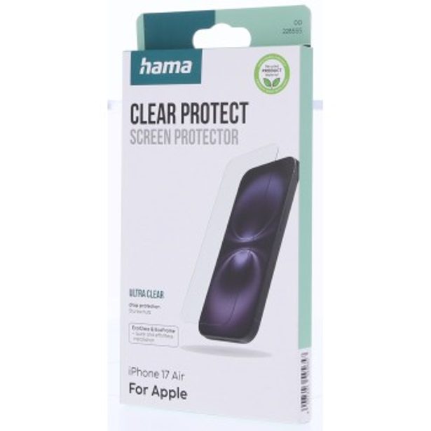 Hama Clear Protect, ochranné sklo na displej pro Apple iPhone Air