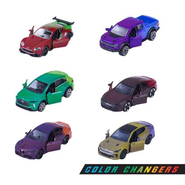 Autíčko Color Changers, 6 druhů