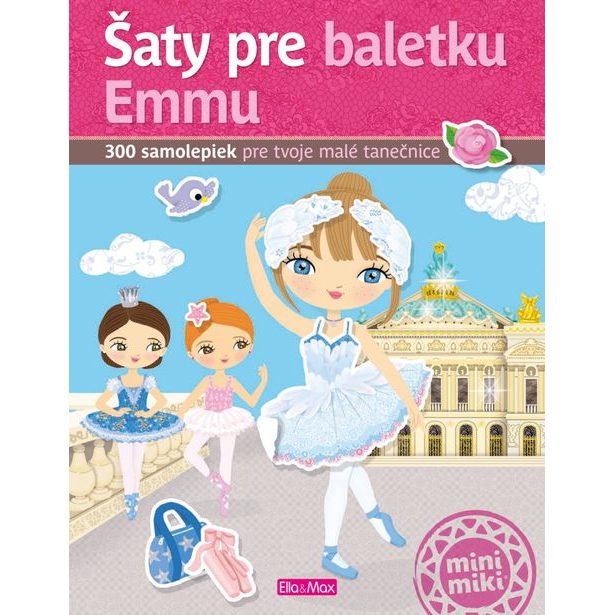 Šaty pre baletku EMMU – Kniha samolepiek