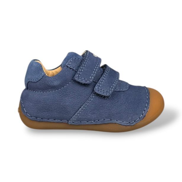 Tmavě modré chlapecké barefoot boty pro první kroky Geox Tutim