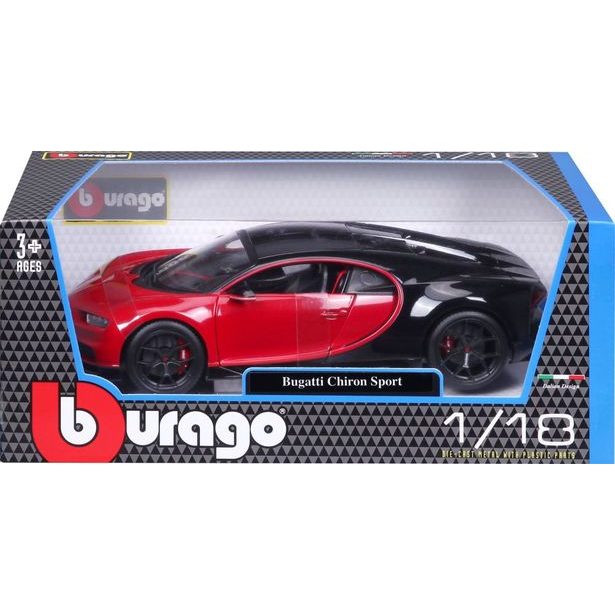 Bburago 1:18 Plus Bugatti Chiron Sport PLUS red