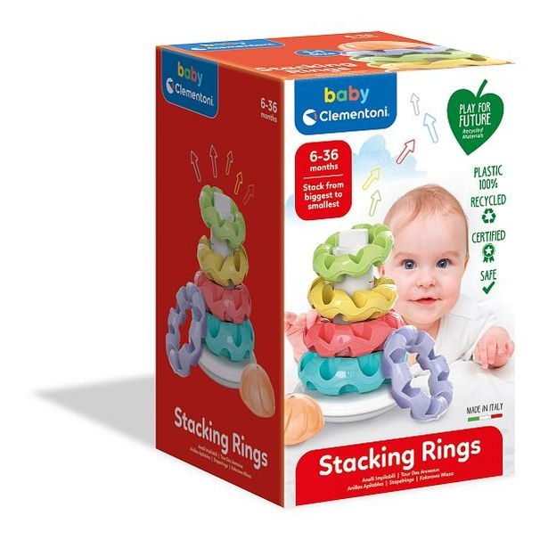 CLEMENTONI Baby skládací pyramida