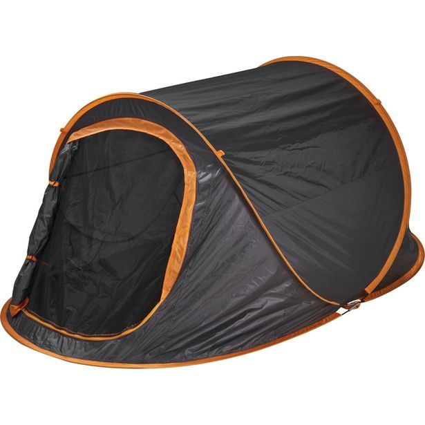 REDCLIFFS OUTDOOR Stan Pop Up 220 x 120 x 95 cm pro 2 osoby tmavě šedý KO-X92000640