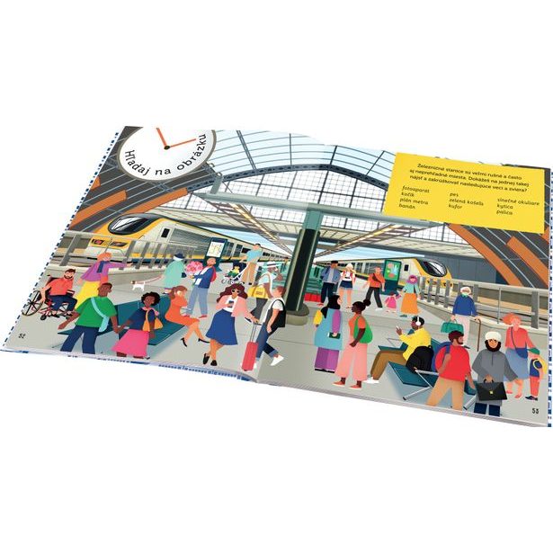 Knižka na cesty VLAKOM – Stop nude: kvízy, rébusy, hry