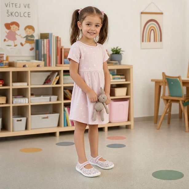 Dívčí BAREFOOT balerínky Befado barevné
