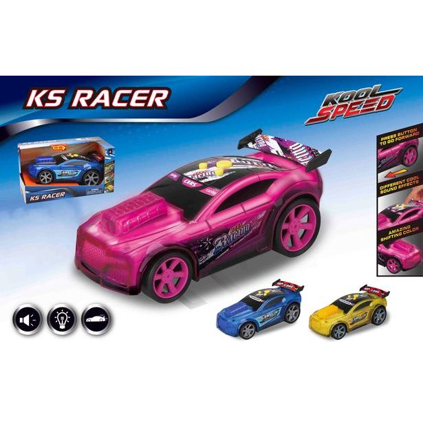 KS racer auto na baterie se zvukem