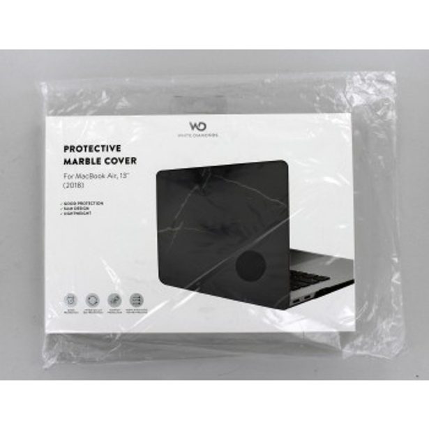 White Diamonds Protective Marble, kryt pro MacBook Air 13" (2018), mramor černý/zlatý