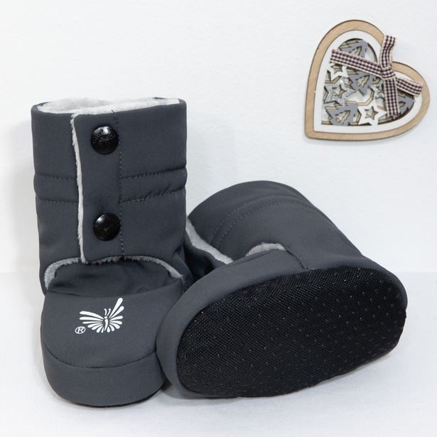 ESITO Softshellové capáčky Wintry Dark grey - šedá / stříbrná